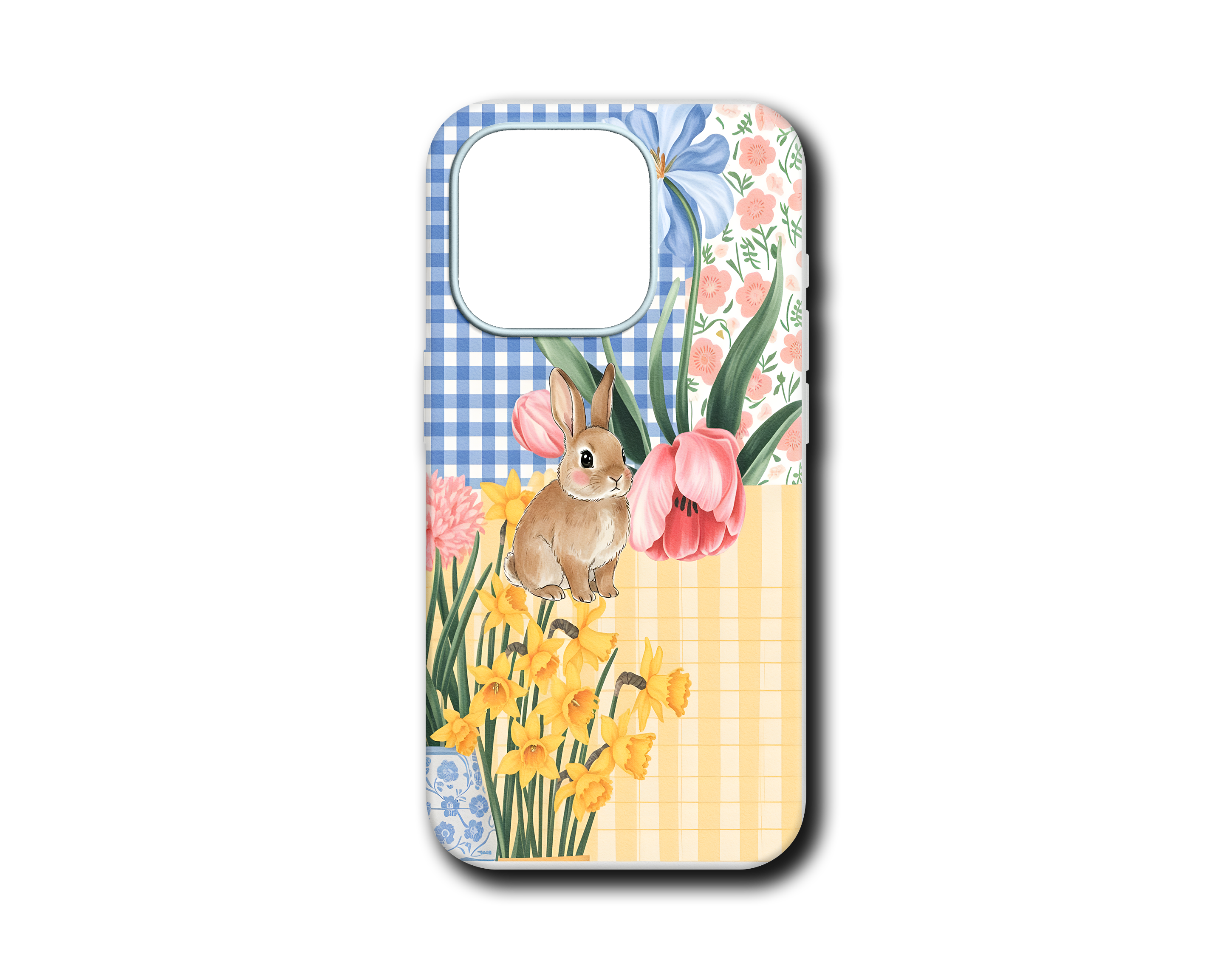 FLORAL RABBIT SİLİKON KILIF - 102