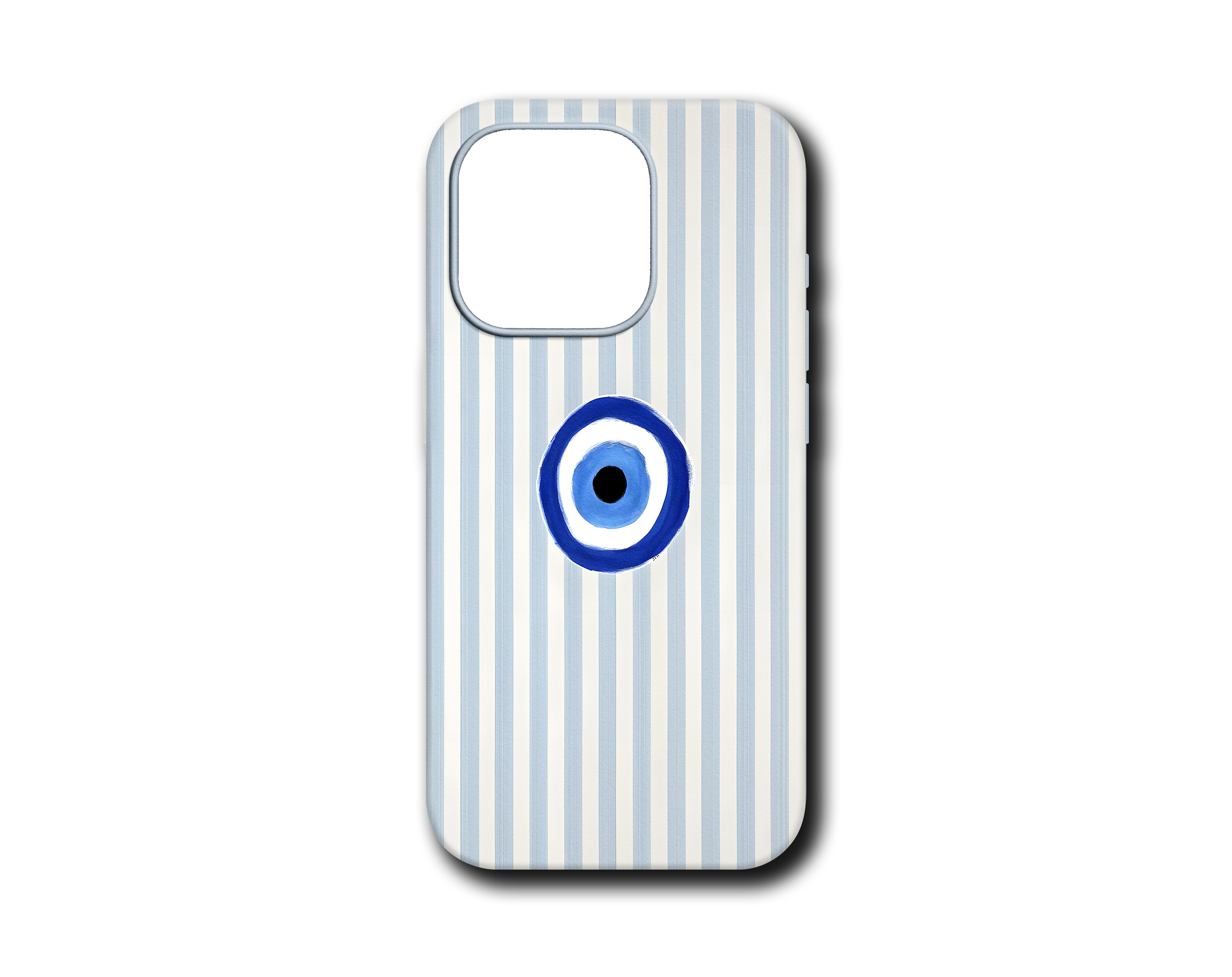 STRIPED EVIL EYE BEAD SİLİKON KILIF - 105