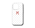 POLKA DOT RED BOW SİLİKON KILIF - 113