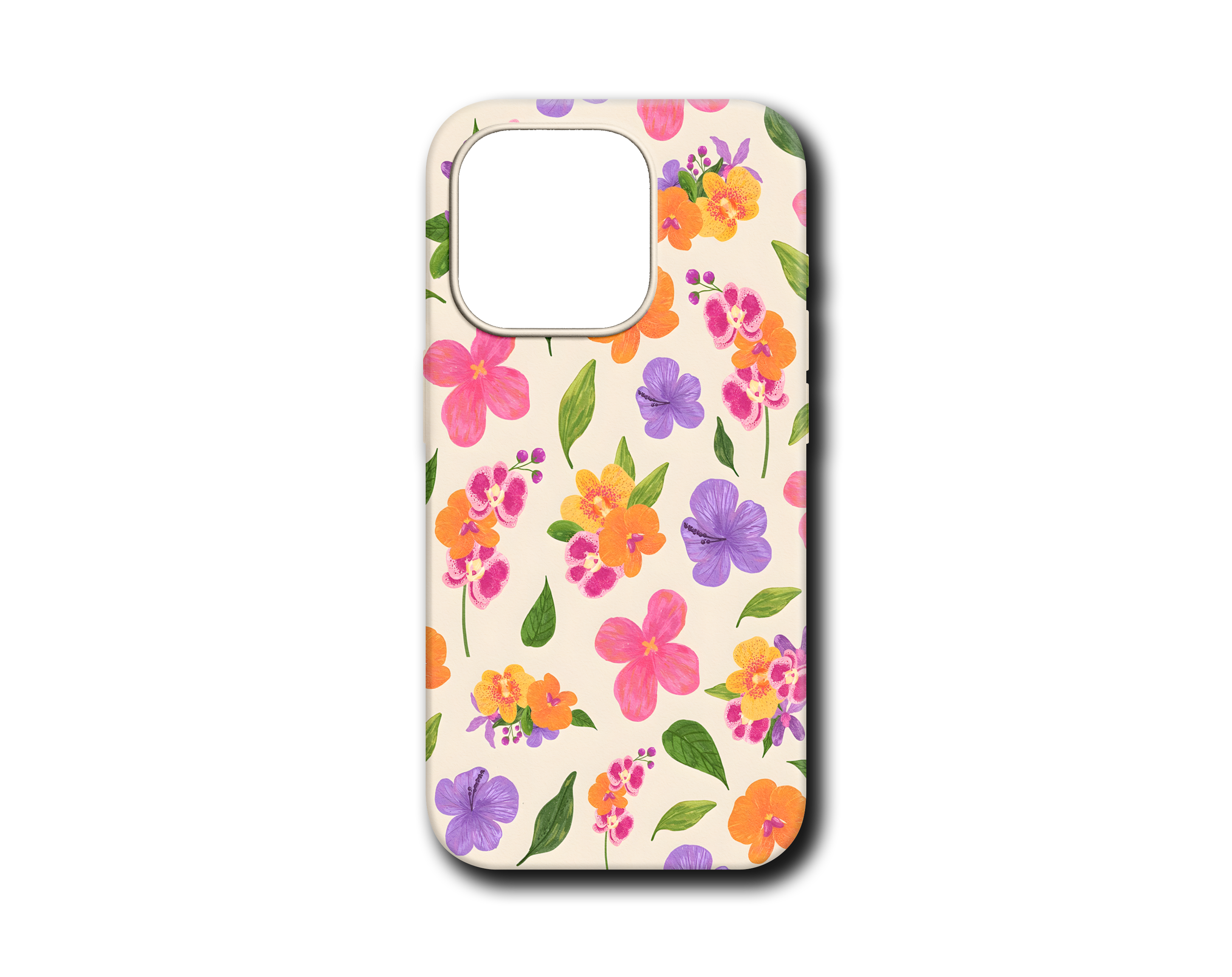 COLORFUL FLOWERS SİLİKON KILIF - 123