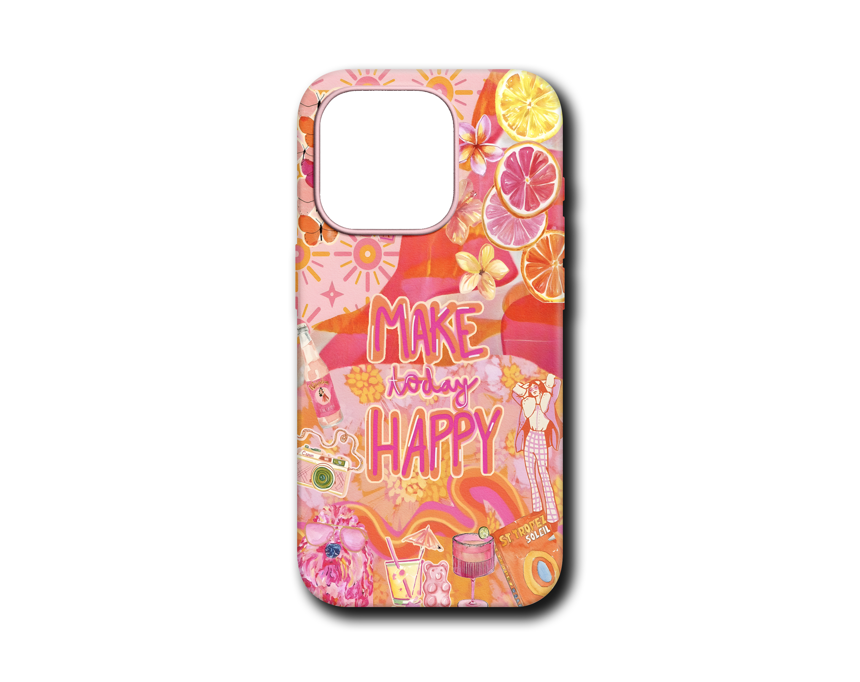 MAKE TODAY HAPPY SİLİKON KILIF - 133