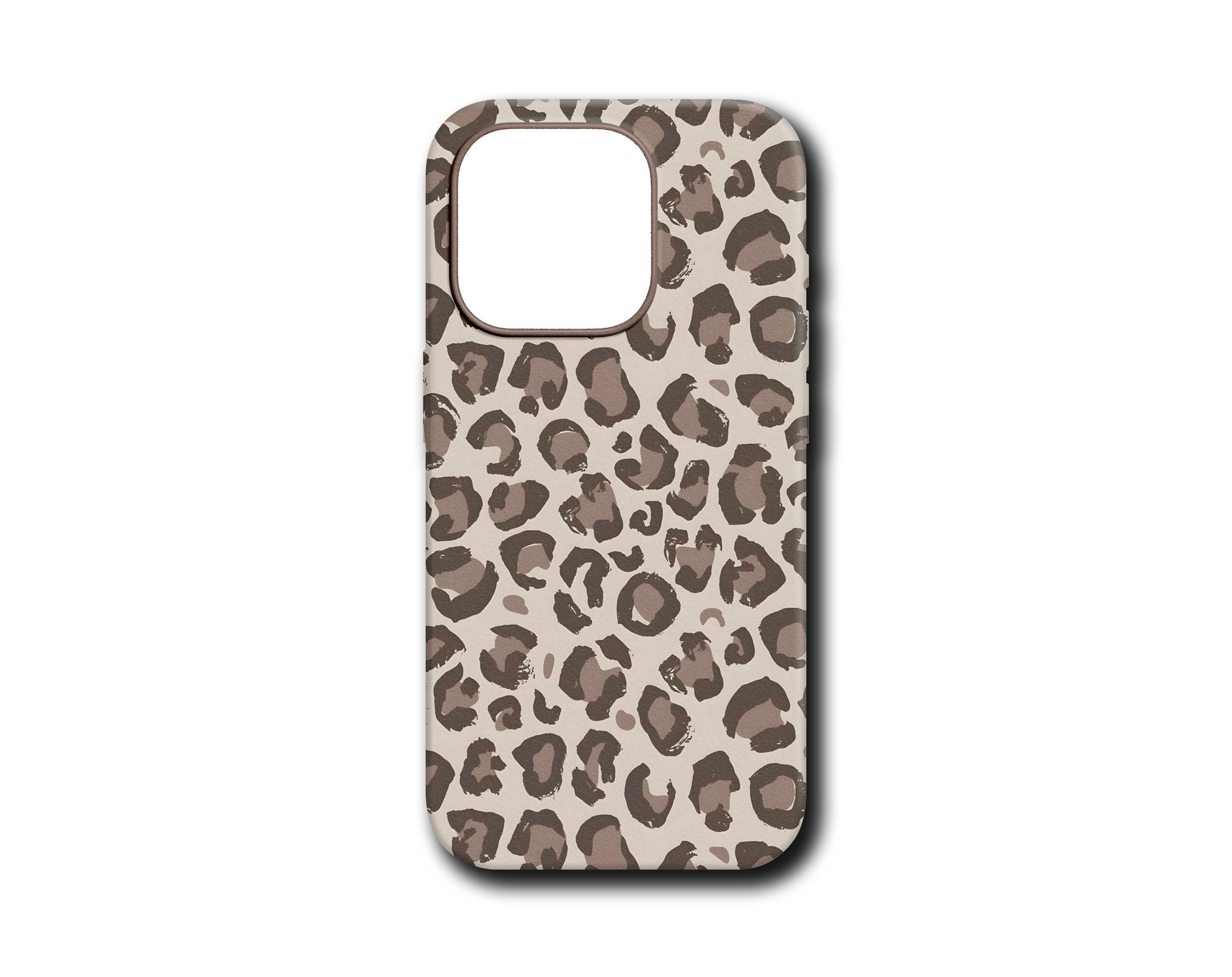 DARK BROWN LEOPARD SİLİKON KILIF - 135