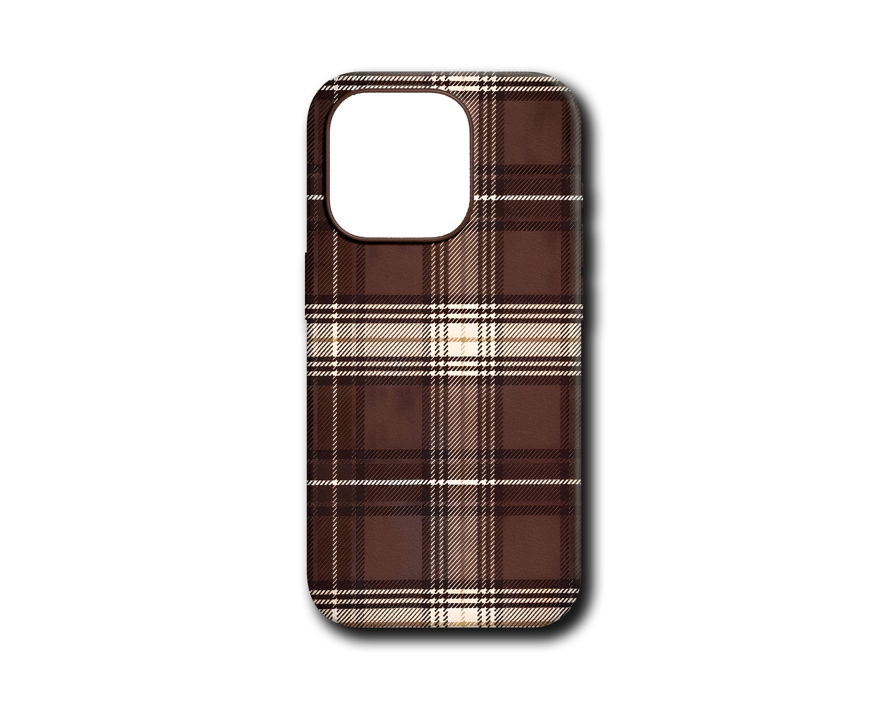 BROWN PLAID SİLİKON KILIF - 159