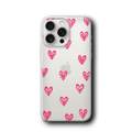 PEMBE KALPLER ŞEFFAF KILIF - 019