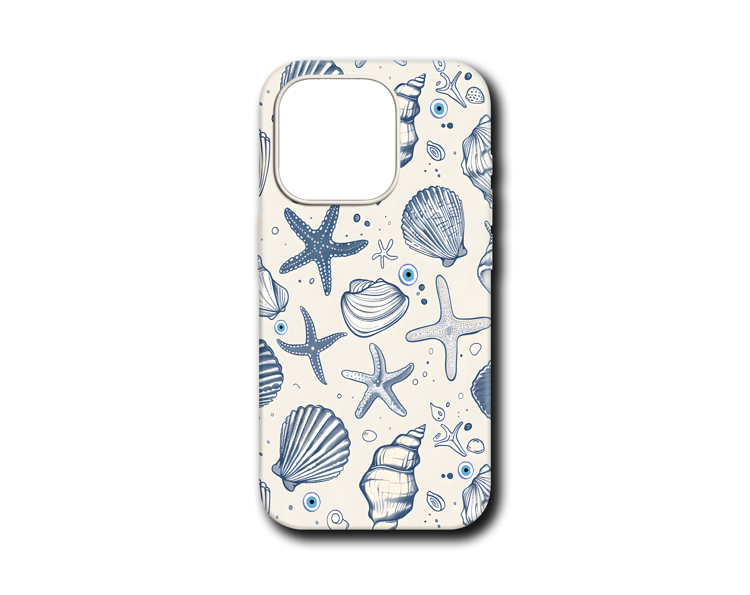 BLUE SEASHELLS SİLİKON KILIF - 226