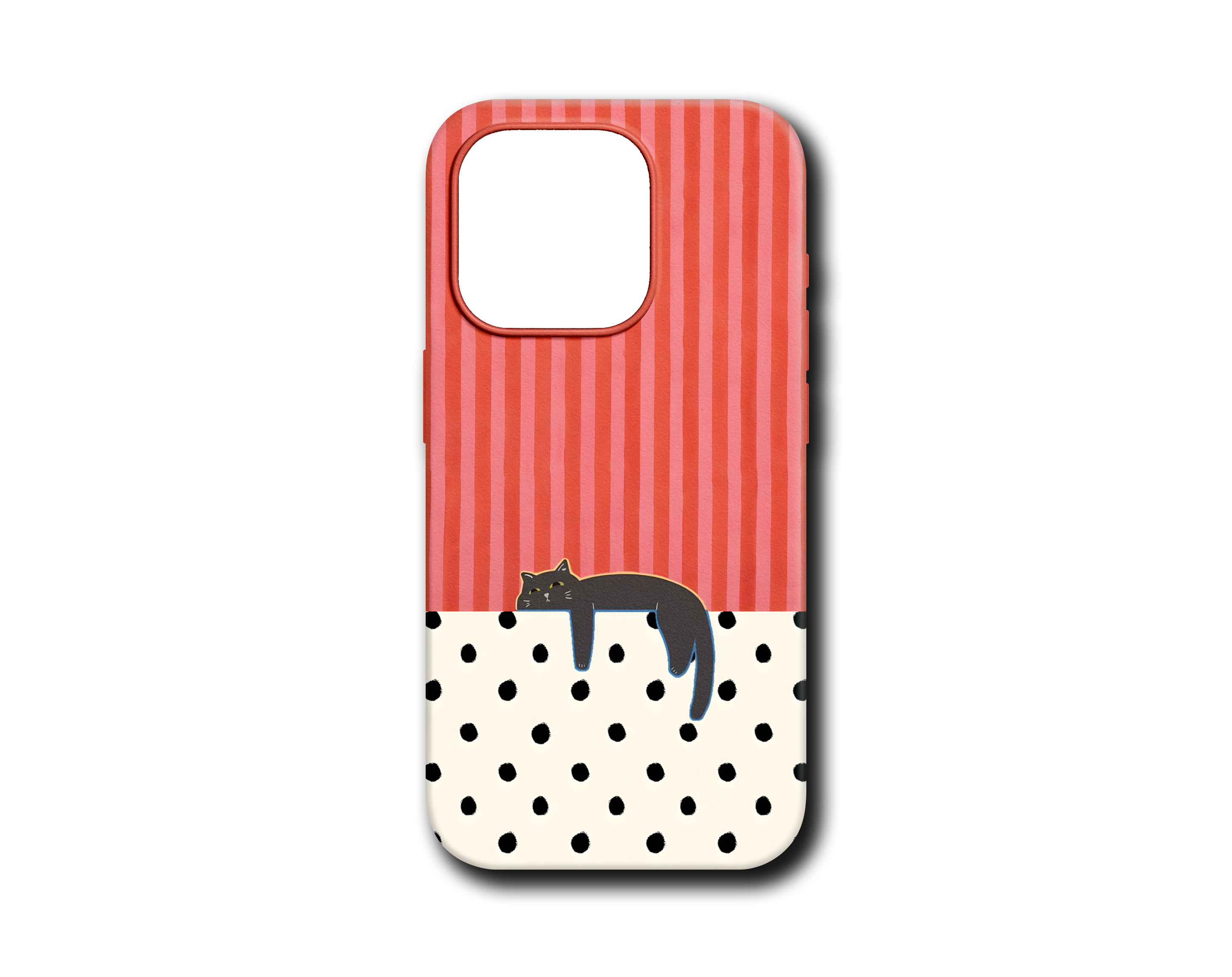 POLKA DOT CAT SİLİKON KILIF - 229