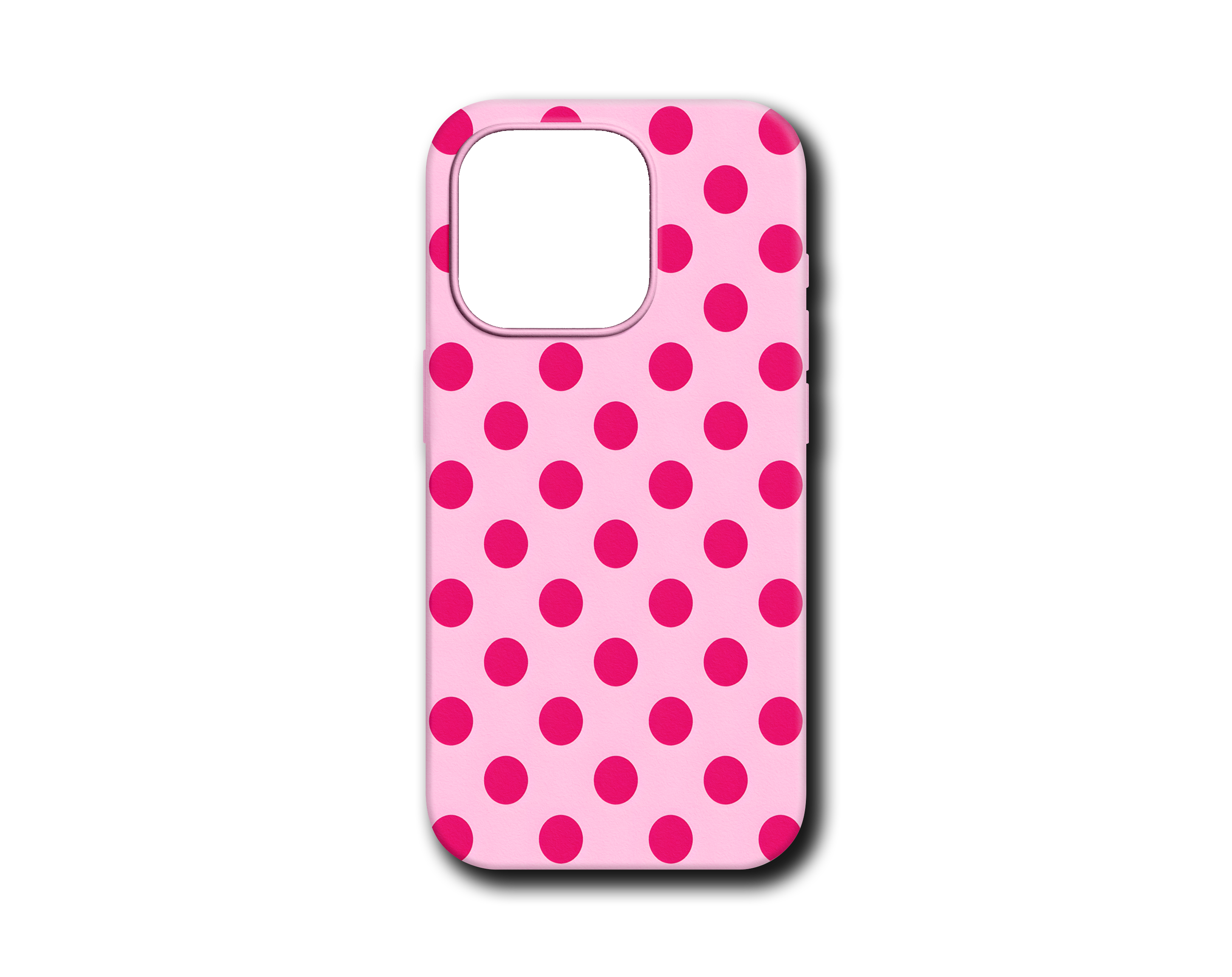 PINK POLKA DOTS SİLİKON KILIF - 232