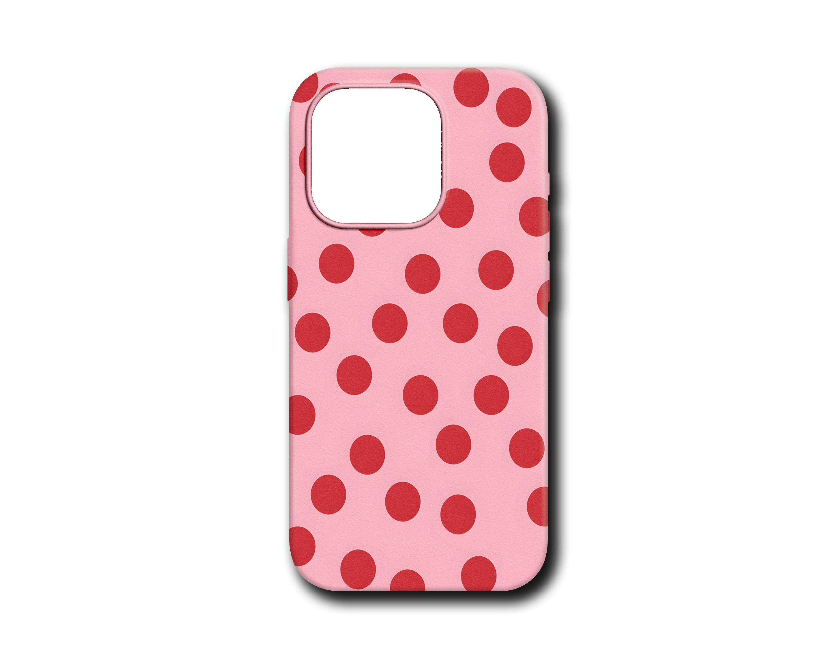RED POLKA DOTS SİLİKON KILIF - 243