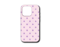 PURPLE POLKA DOTS SİLİKON KILIF - 244