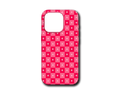 PINK CHECK SİLİKON KILIF - 028