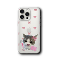 SÜSLÜ KEDİ ŞEFFAF KILIF - 028