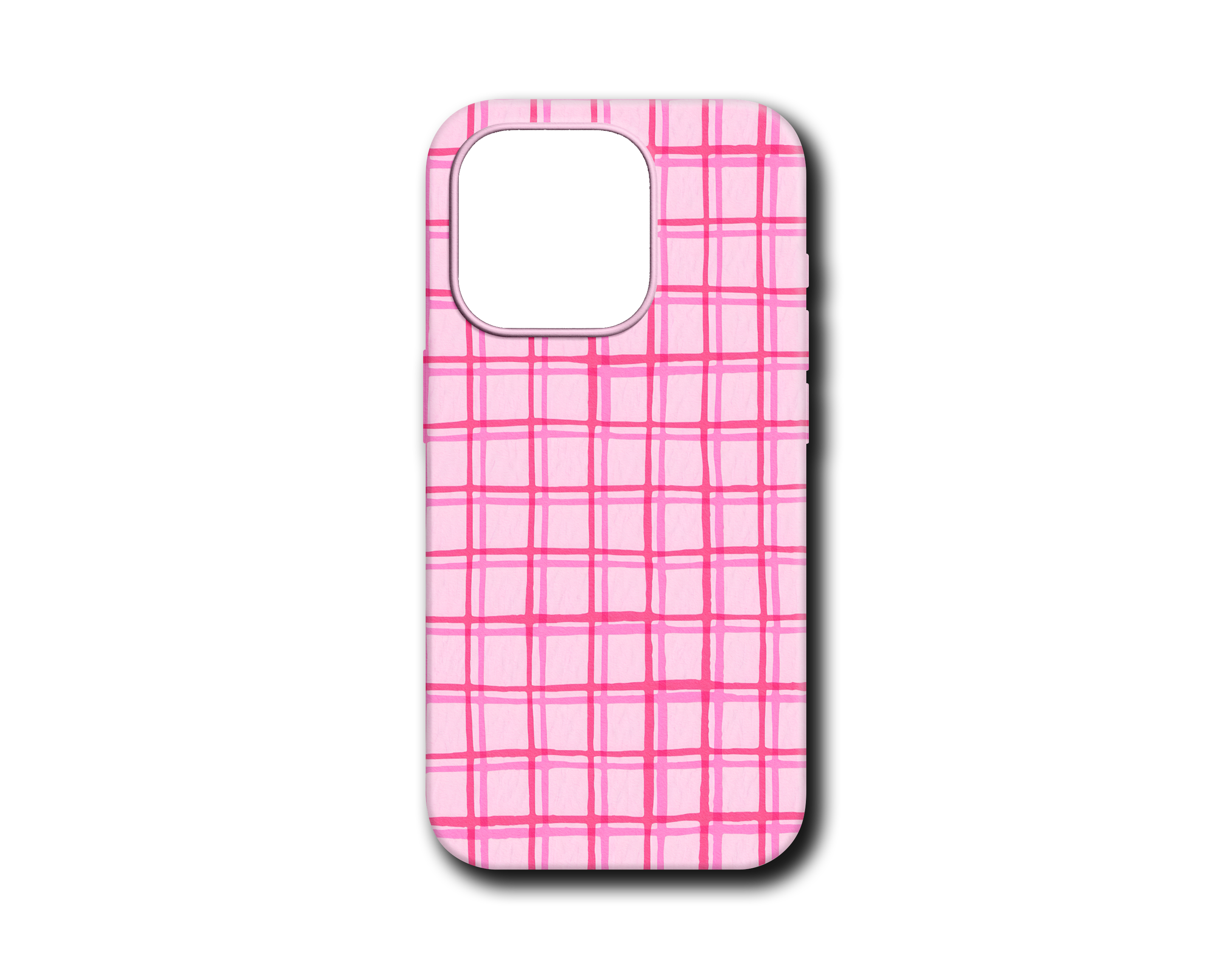 PEMBE KARELİ SİLİKON KILIF - 029