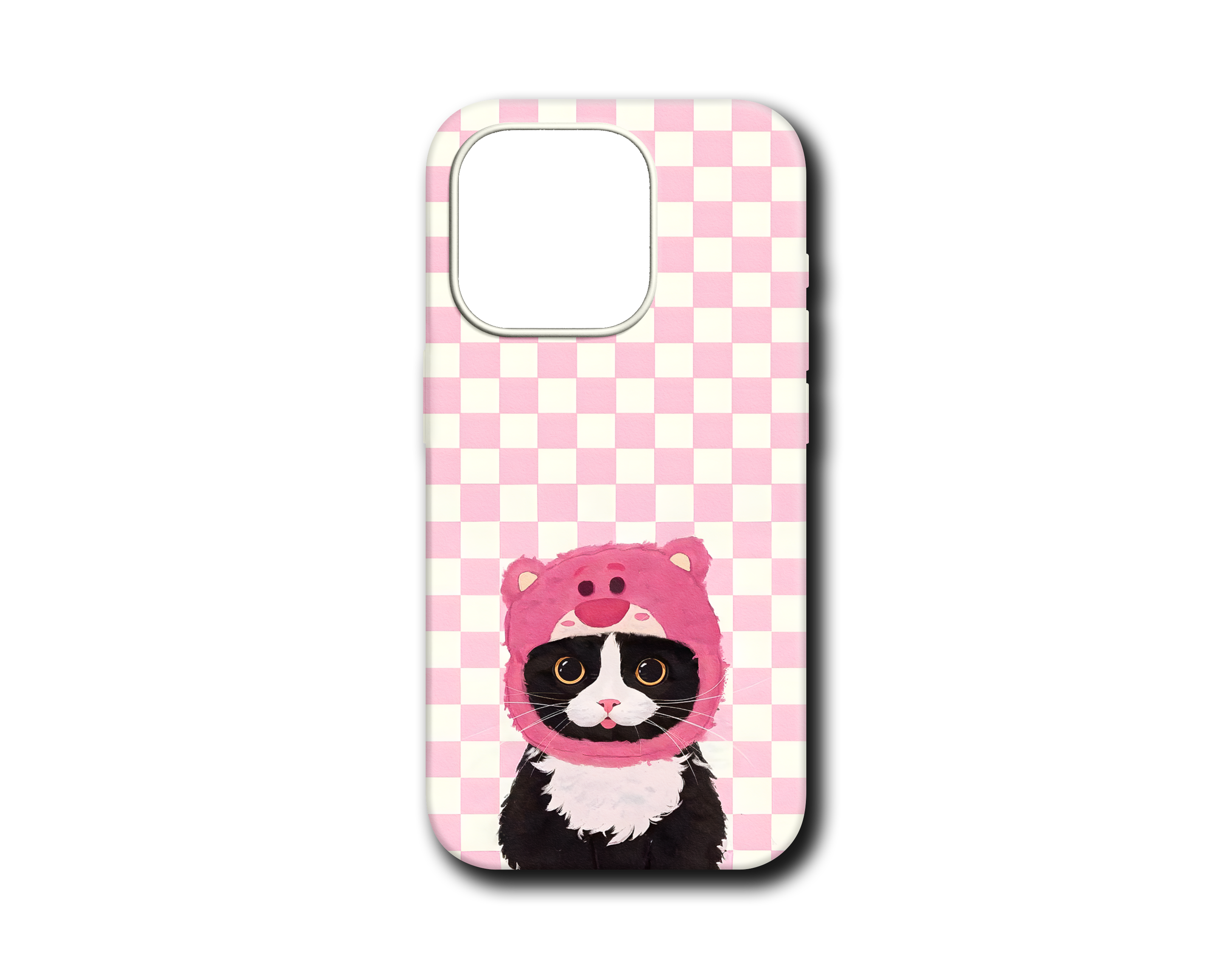 PINK CAT SİLİKON KILIF - 336