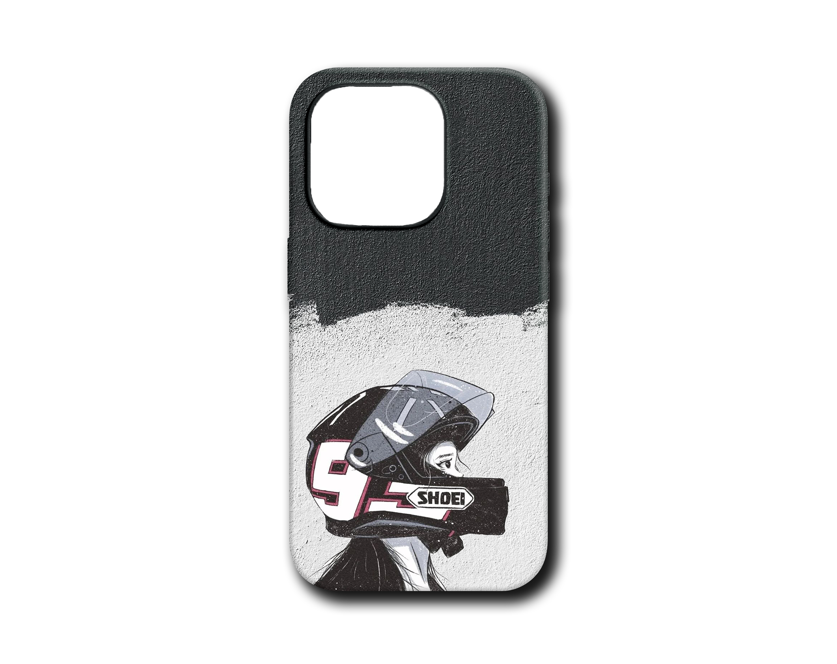 MOTORCYCLIST GIRL SİLİKON KILIF - 345