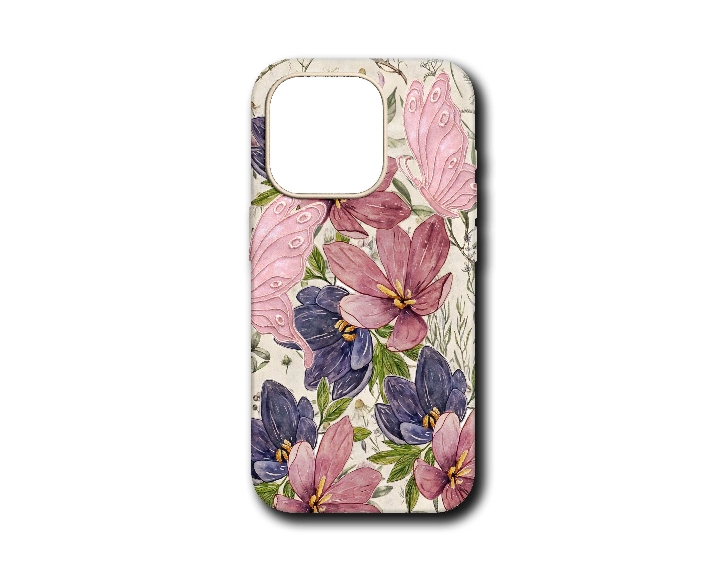 VINTAGE FLORAL SİLİKON KILIF - 037