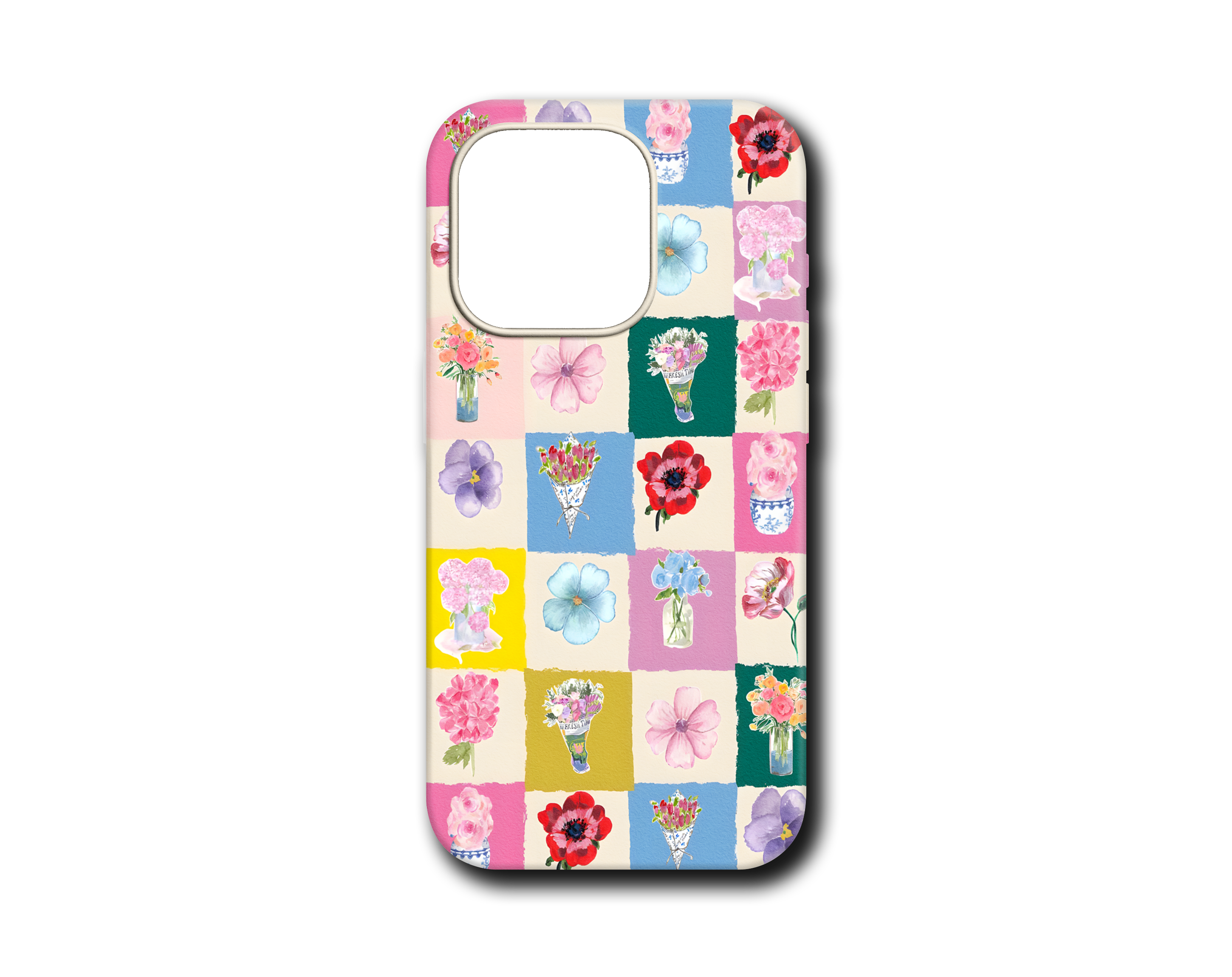 FLORAL MOSAİC TASARIM KILIF - 394