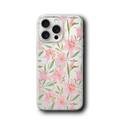 SOFT PINK FLORAL ŞEFFAF KILIF - 044