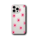 PEMBE ÇİÇEK ŞEFFAF KILIF - 051