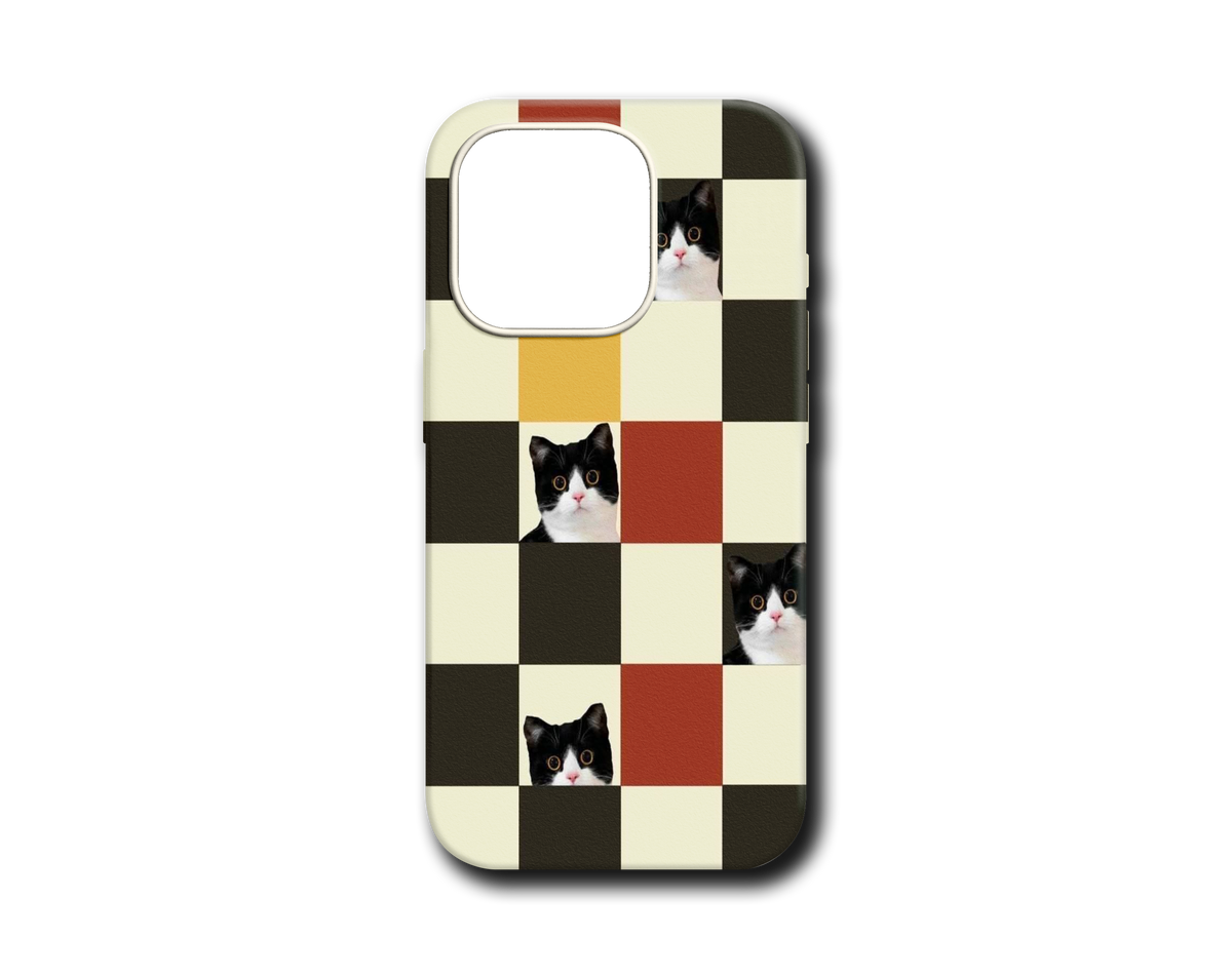DAMA & KEDİ TASARIM KILIF - 567
