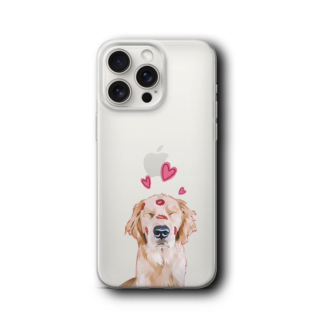 CUTE GOLDEN ŞEFFAF KILIF - 005
