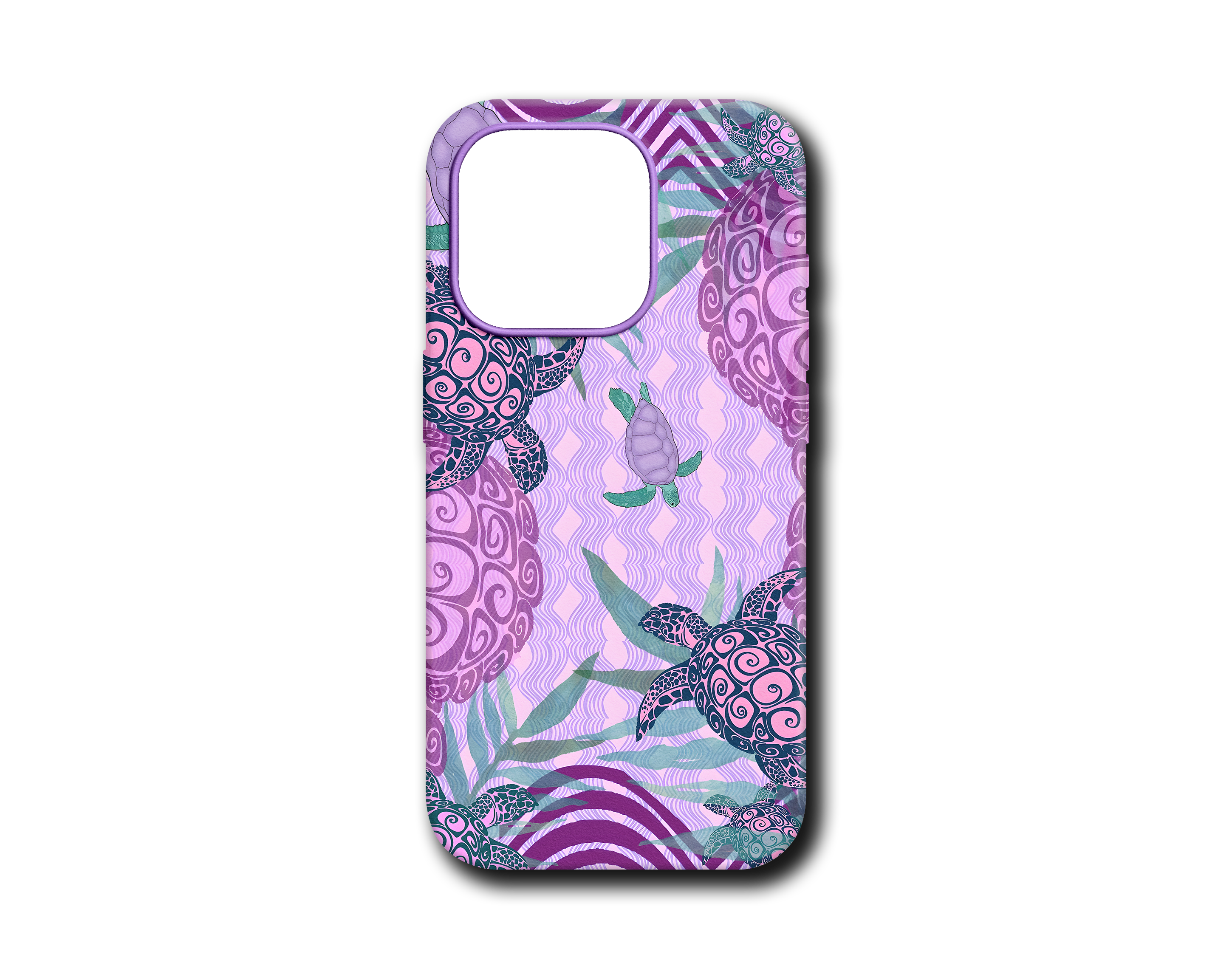 PURPLE TURTLE SİLİKON KILIF - 060