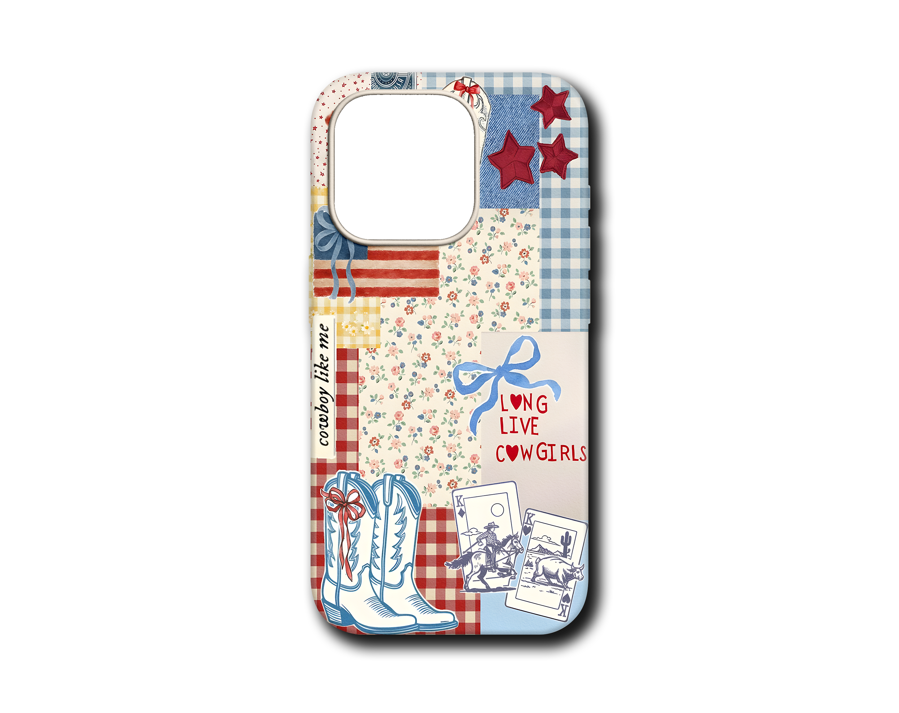 COWGIRL PATCH SİLİKON KILIF - 067