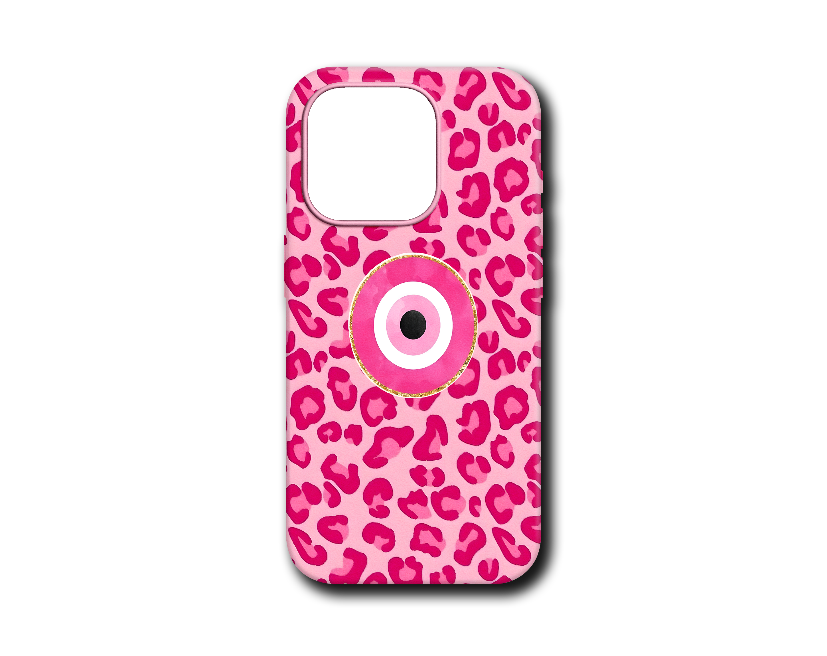 LEOPARD PINK EVIL SİLİKON KILIF - 069
