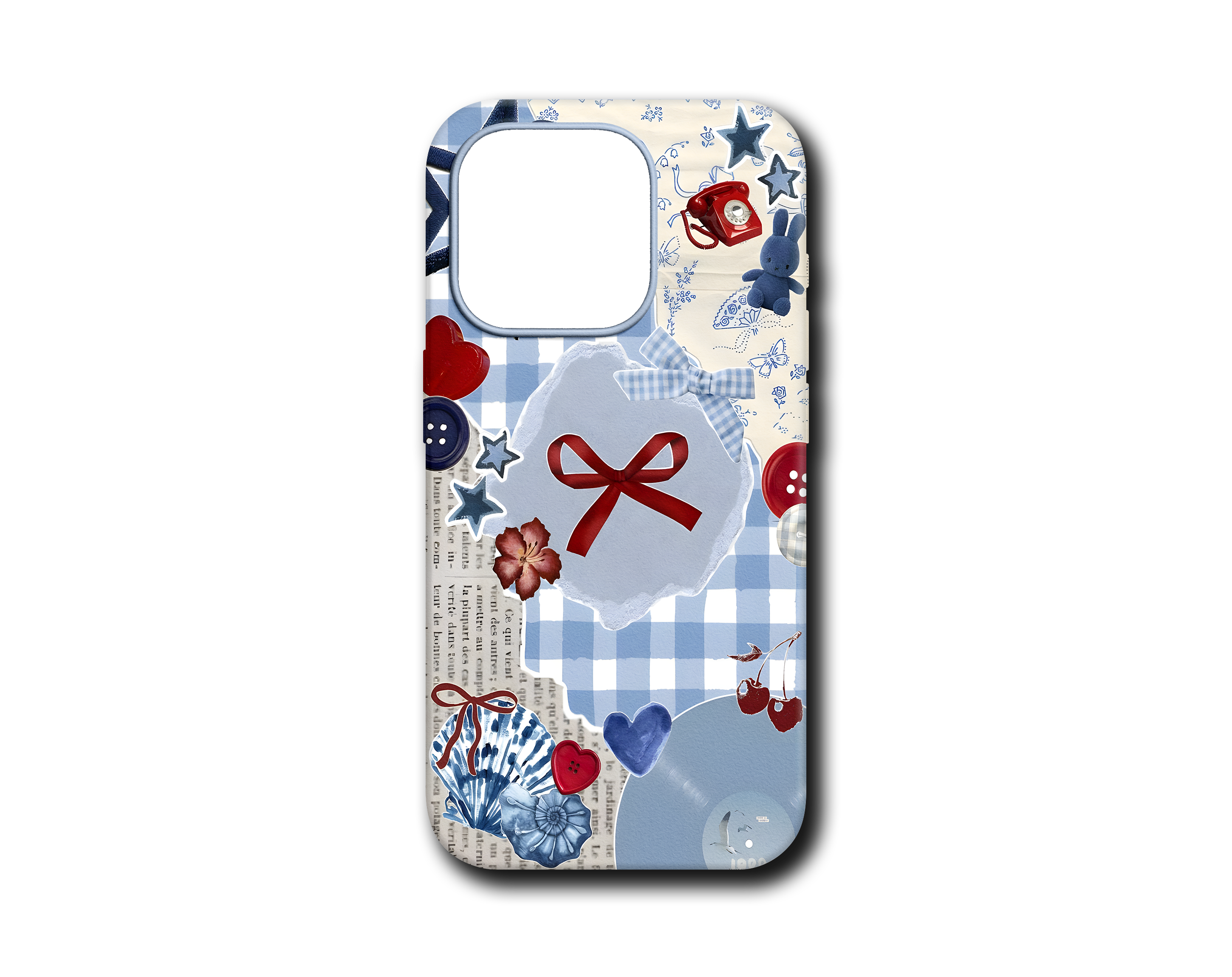 BLUE COQUETTE SİLİKON KILIF - 078