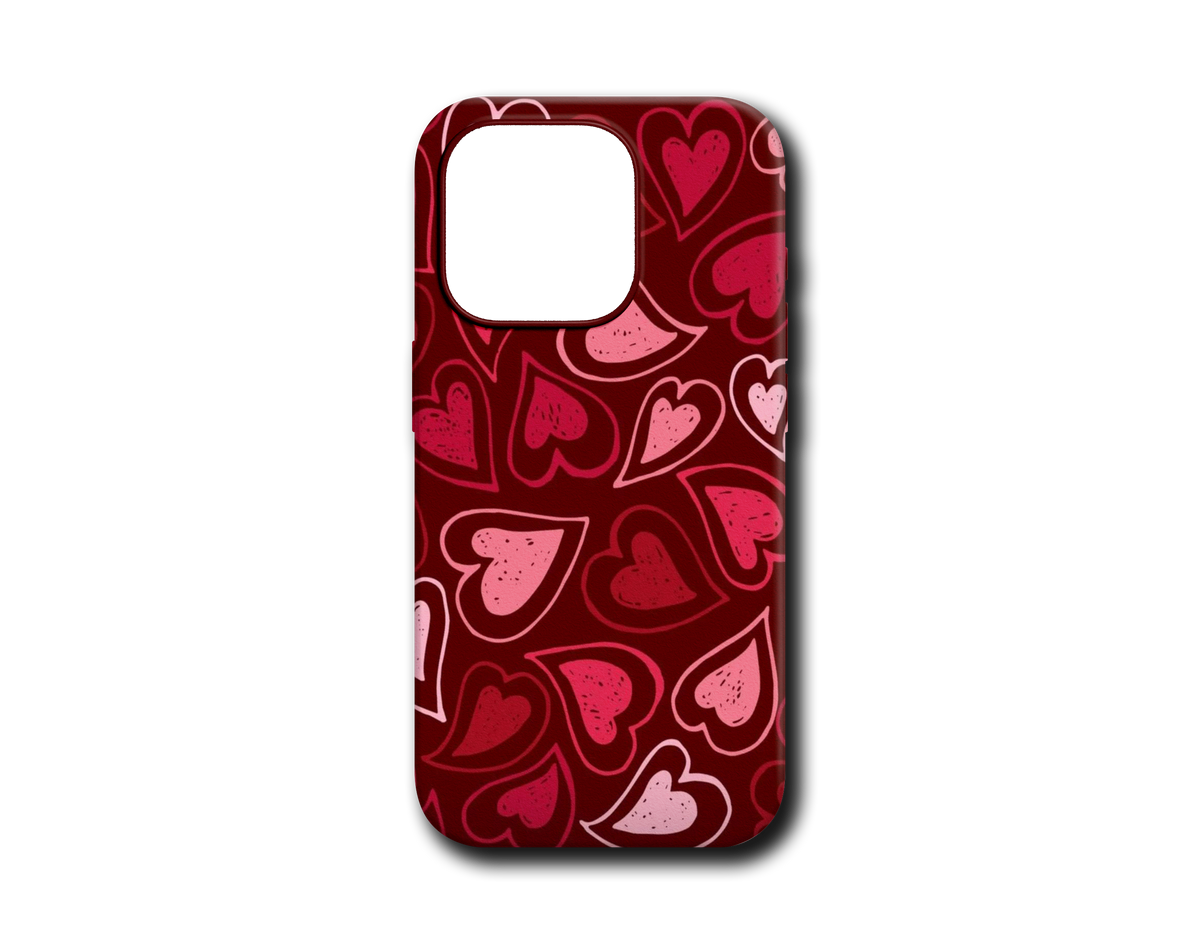 HEART PATTERN TASARIM KILIF - 526