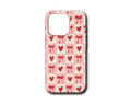 PINK CHECKERED SİLİKON KILIF - 086