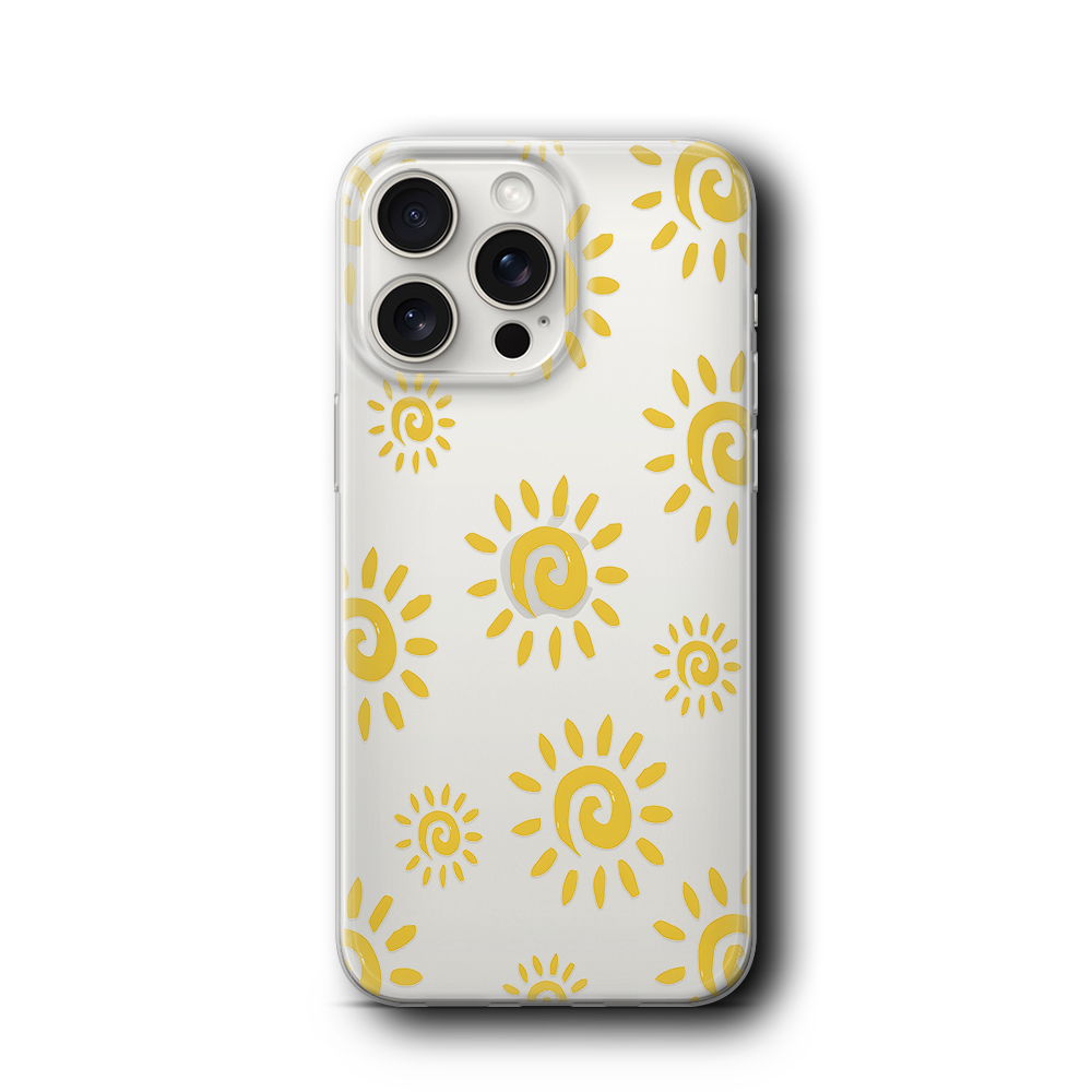 SUN PATTERN ŞEFFAF KILIF - 009