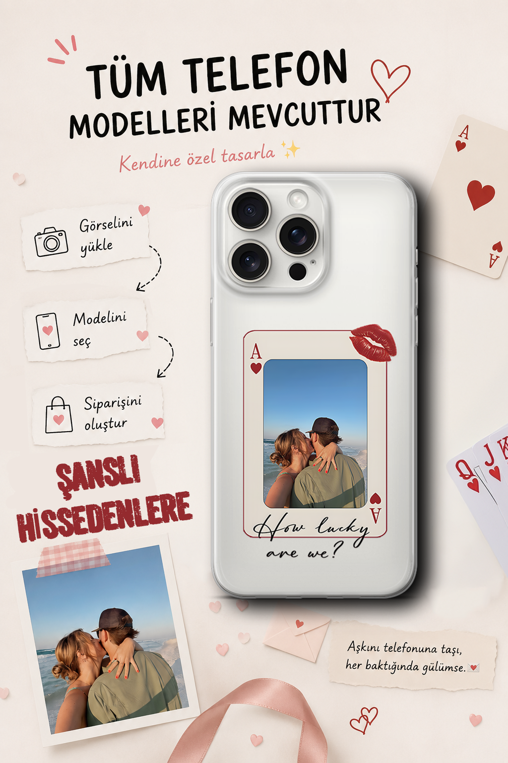 KİŞİYE ÖZEL İSKAMBİL KARTI ŞEFFAF KILIF ♥️♠️
