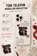 SİZE ÖZEL TAKVİM VE FOTOĞRAF DETAYLI POLAROİD ŞEFFAF KILIF 📆